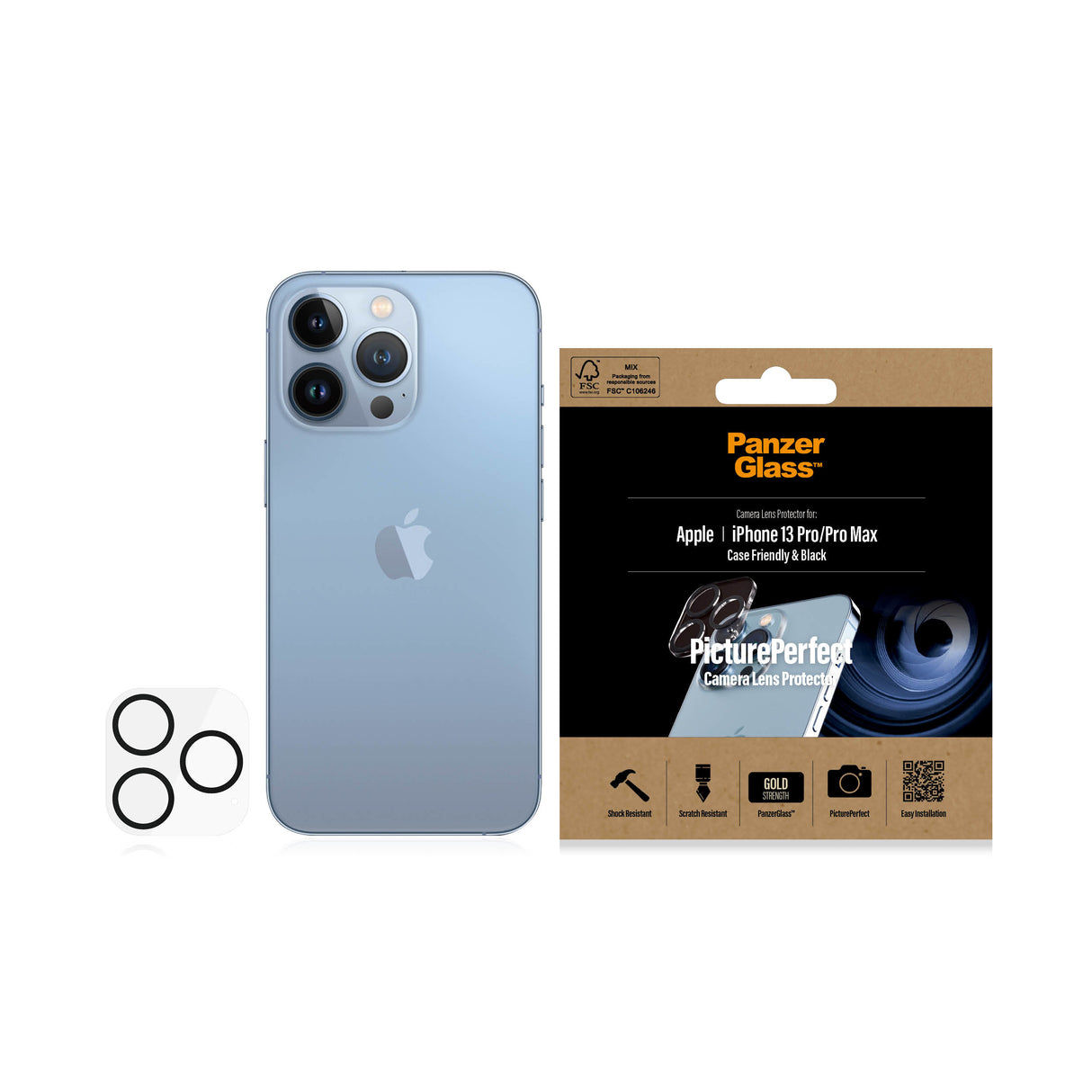 PanzerGlass Camera Protector for iPhone 13 Pro/Pro Max