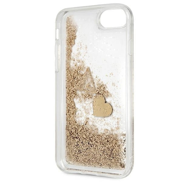 Guess GUOHCI8GLHFLGO iPhone 7/8/SE 2020 /SE 2022 guld/guld hårdkasse Glitter Charms