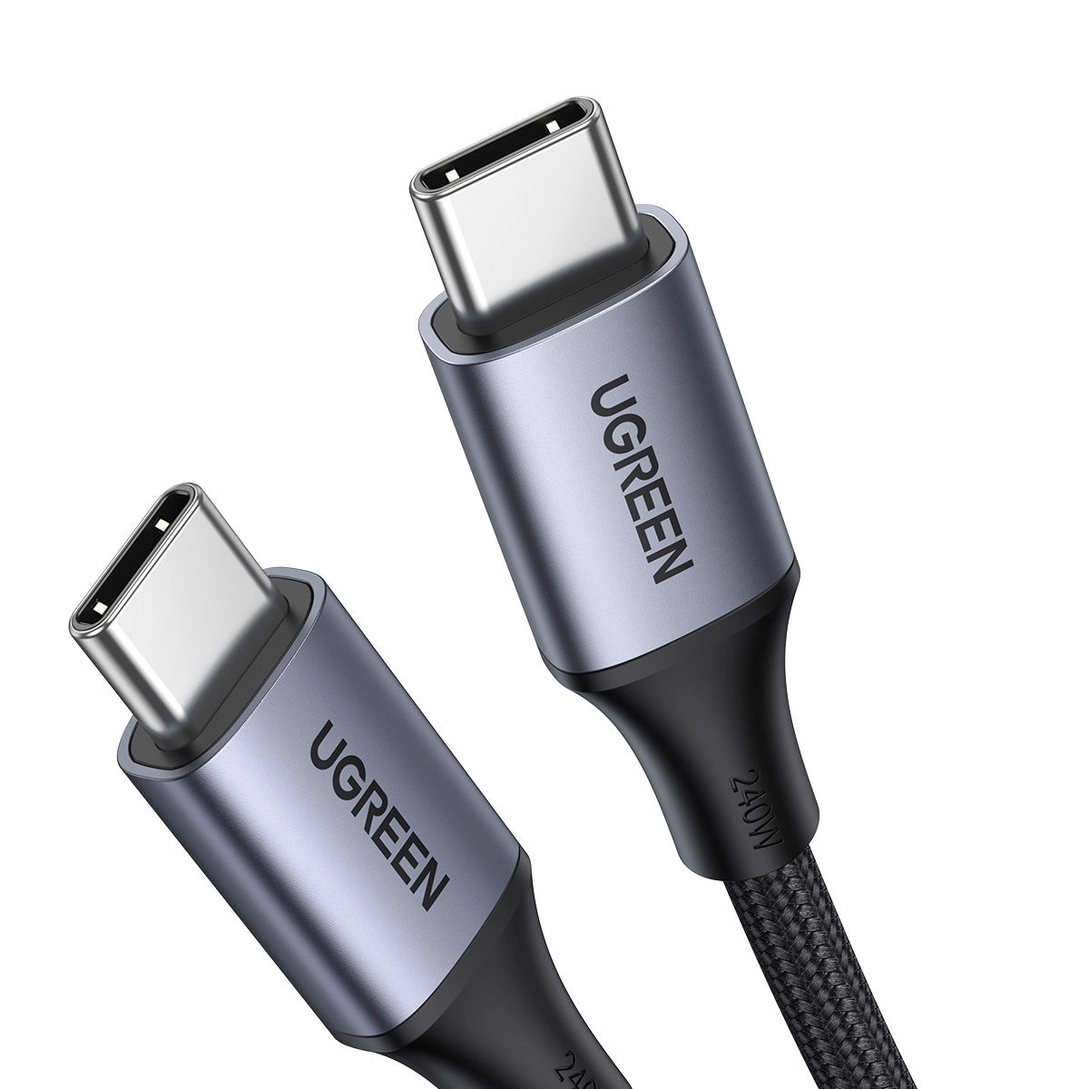 Ugreen kabel USB Type C kabel - USB Type C Power Delivery 240W 5A 2m grå (90440 US535)