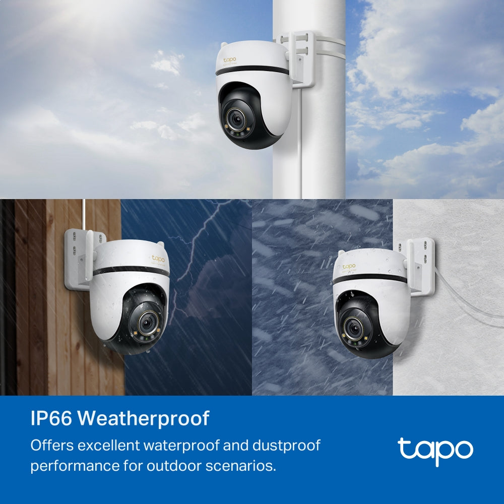 TP-Link TAPO C530WS overvågningskamera Tårn IP-sikkerhedskamera Udendørs 2880 x 1620 pixel Væg
