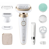 Braun Silk-épil 9 Flex SkinSpa 9-481 3D Guld, Hvid