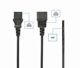 Gembird Power cord (C13), VDE approved, 6 ft