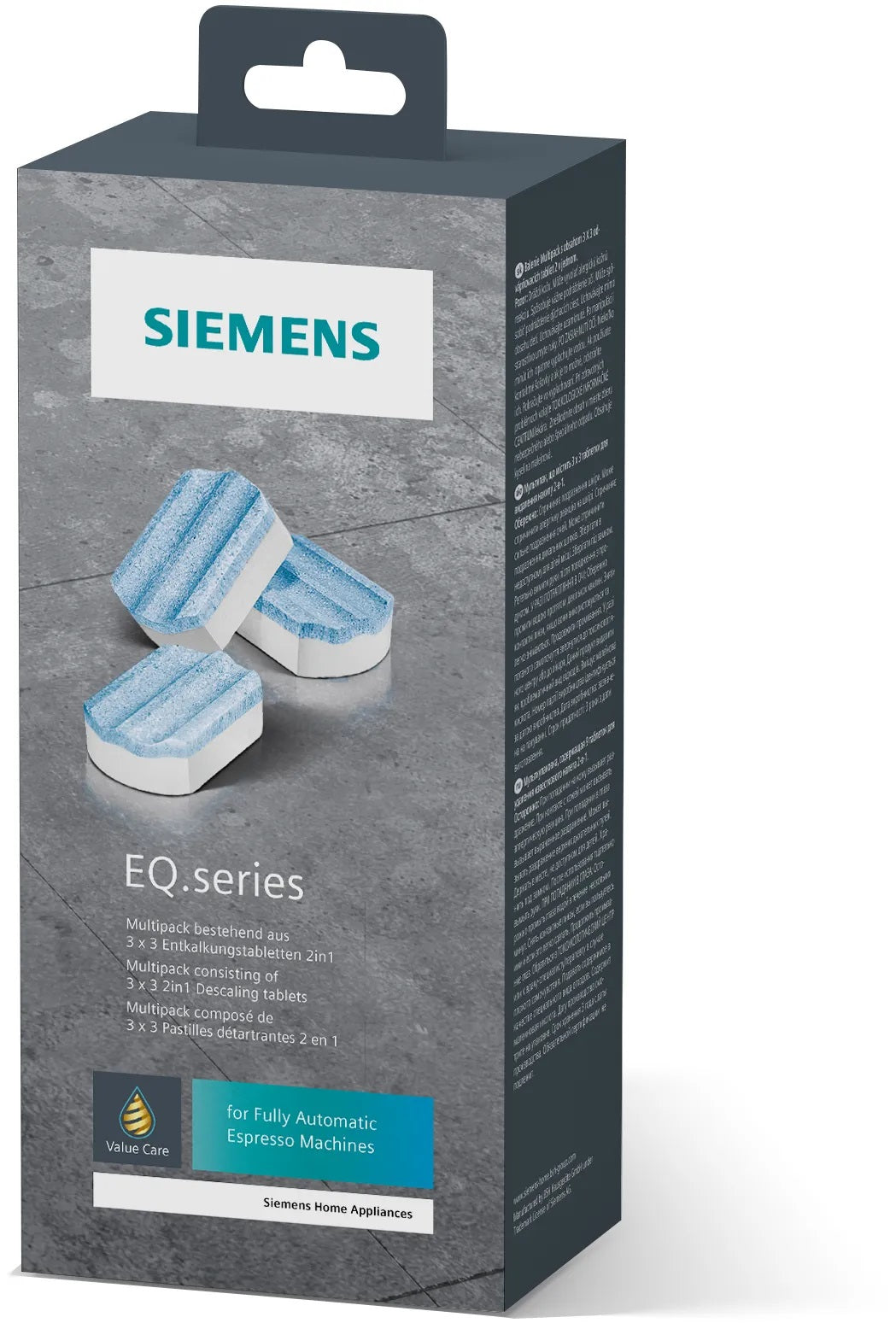 Siemens TZ80032A del & tilbehør til kaffemaskine Rengøringstablet (9 Stk.)
