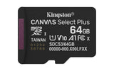 Kingston Technology Canvas Select Plus Gen3 MicroSDXC 64GB 100 MB/s