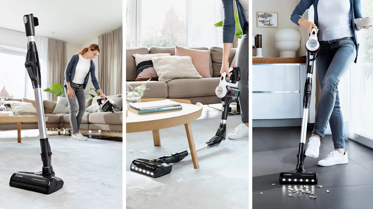 Bosch BCS711XXL stav støvsuger & elektrisk kost Stick vakuum Batteri Dry Poseløs 0,3 L Hvid 3 At