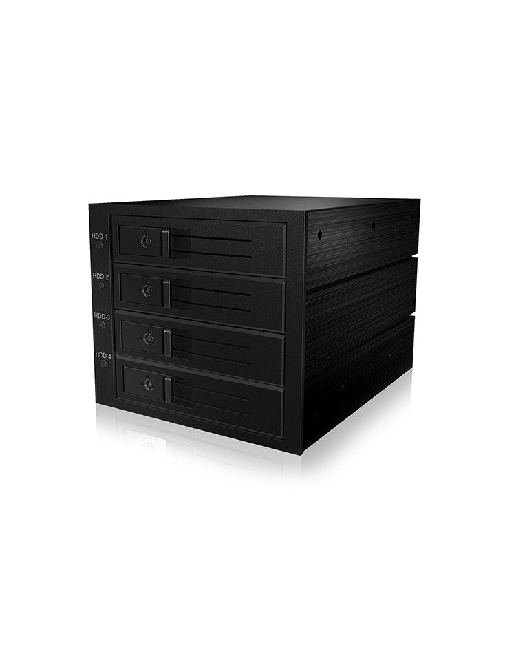 ICY BOX IB-564SAS-12G disk array Black