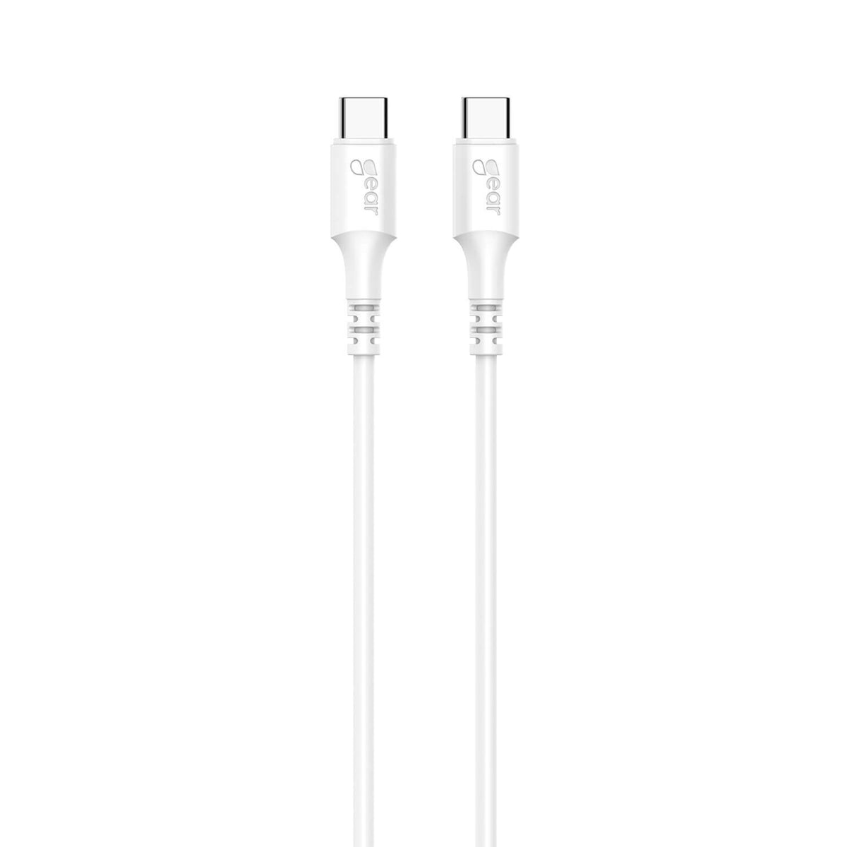 Gear Ladekabel USB-C til USB-C 2.0 1m Kabel Hvid