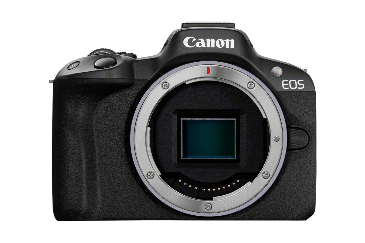 Canon EOS R50, Black + RF-S 18-45 IS STM + RF-S 55-210mm F5-7.1 IS STM Kit MILC 24,2 MP CMOS 6000 x 4000 pixel Sort
