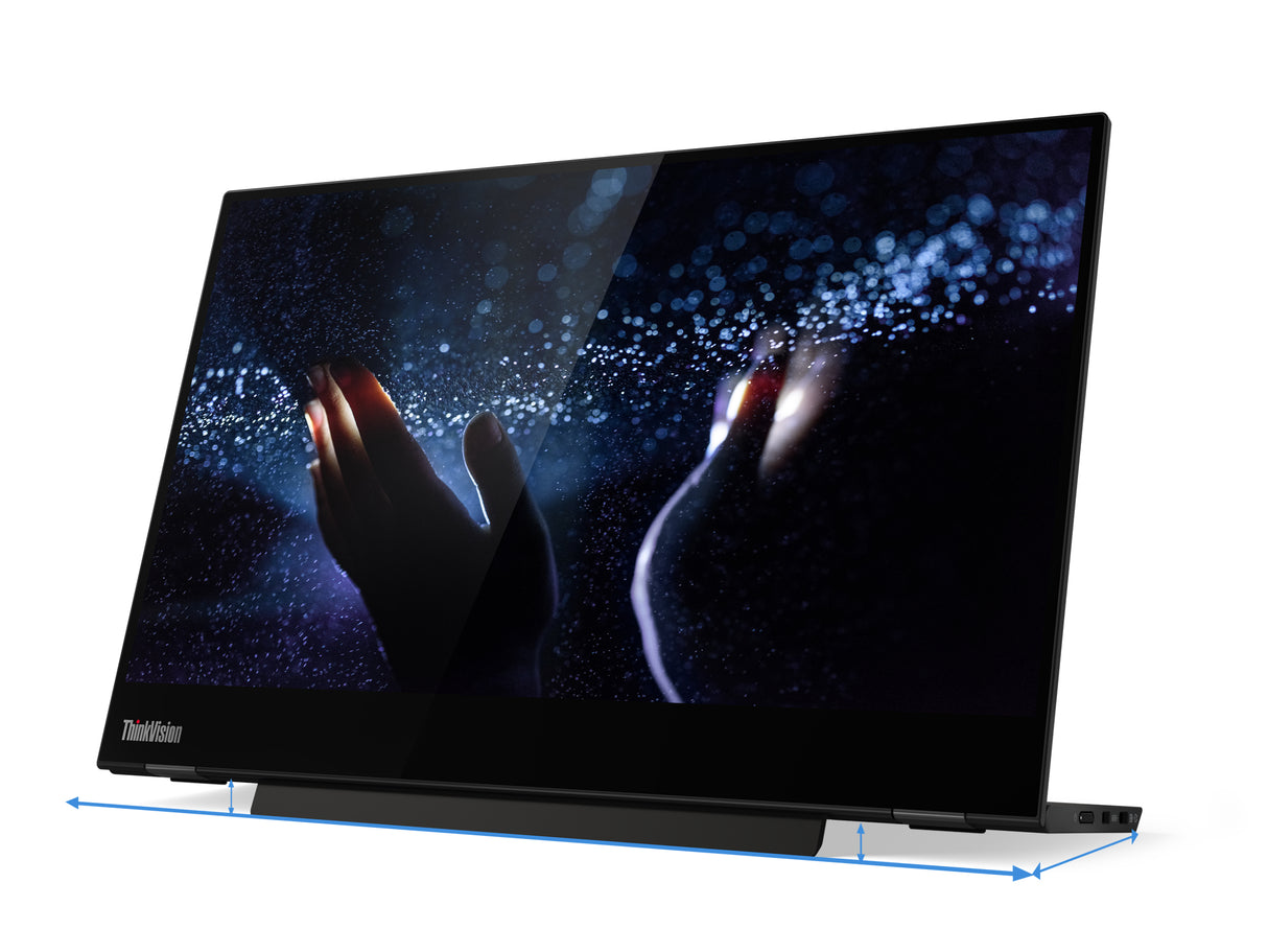 Lenovo M14t LED display 35,6 cm (14") 1920 x 1080 pixel Fuld HD Berøringsskærm Sort