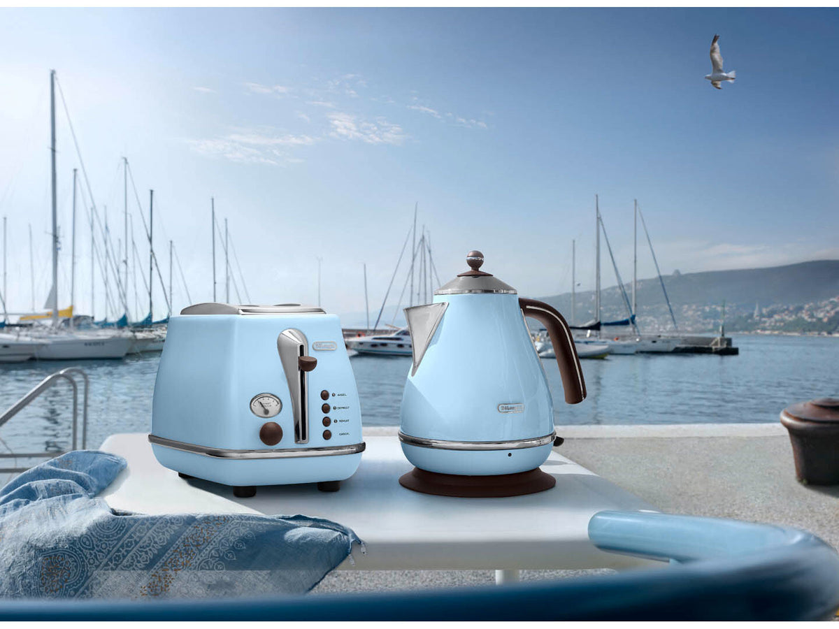 De'Longhi Icona Vintage Kedel 1.7liter Himmelblå