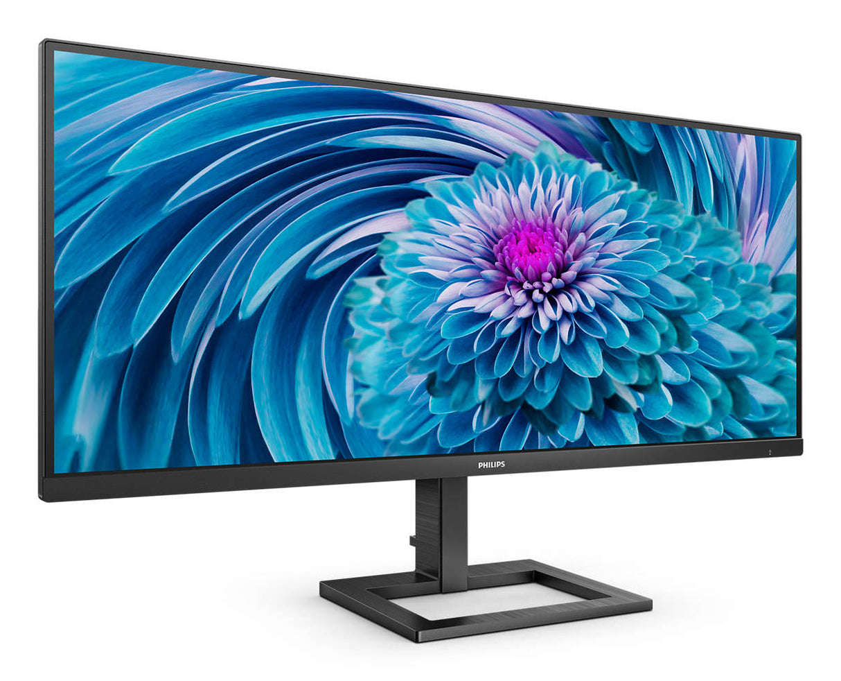 Philips E Line 346E2LAE/23 LED display 86,4 cm (34") 3440 x 1440 pixel Wide Quad HD LCD Sort