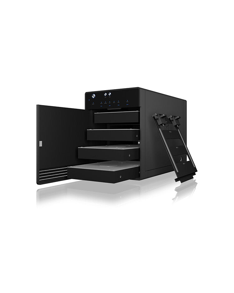 ICY BOX IB-3740-C31 HDD/SSD enclosure Black 2.5/3.5"