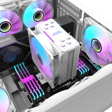 Darkflash Computerradiator Z4 PRO MIST HVID