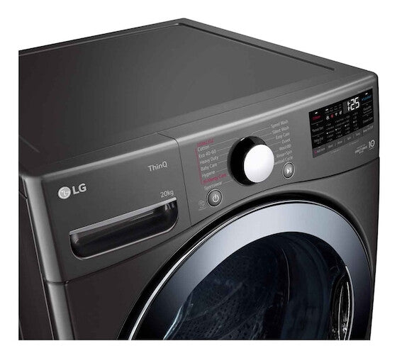 LG Serie 600 FVB20NS2TE vaskemaskine Front-læsning 20 kg 1000 rpm Sort