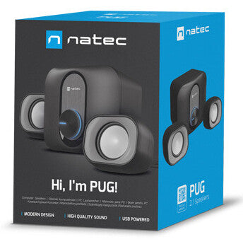NATEC NGL-2111 stereoanlæg Home audio mini system 3 W Sort