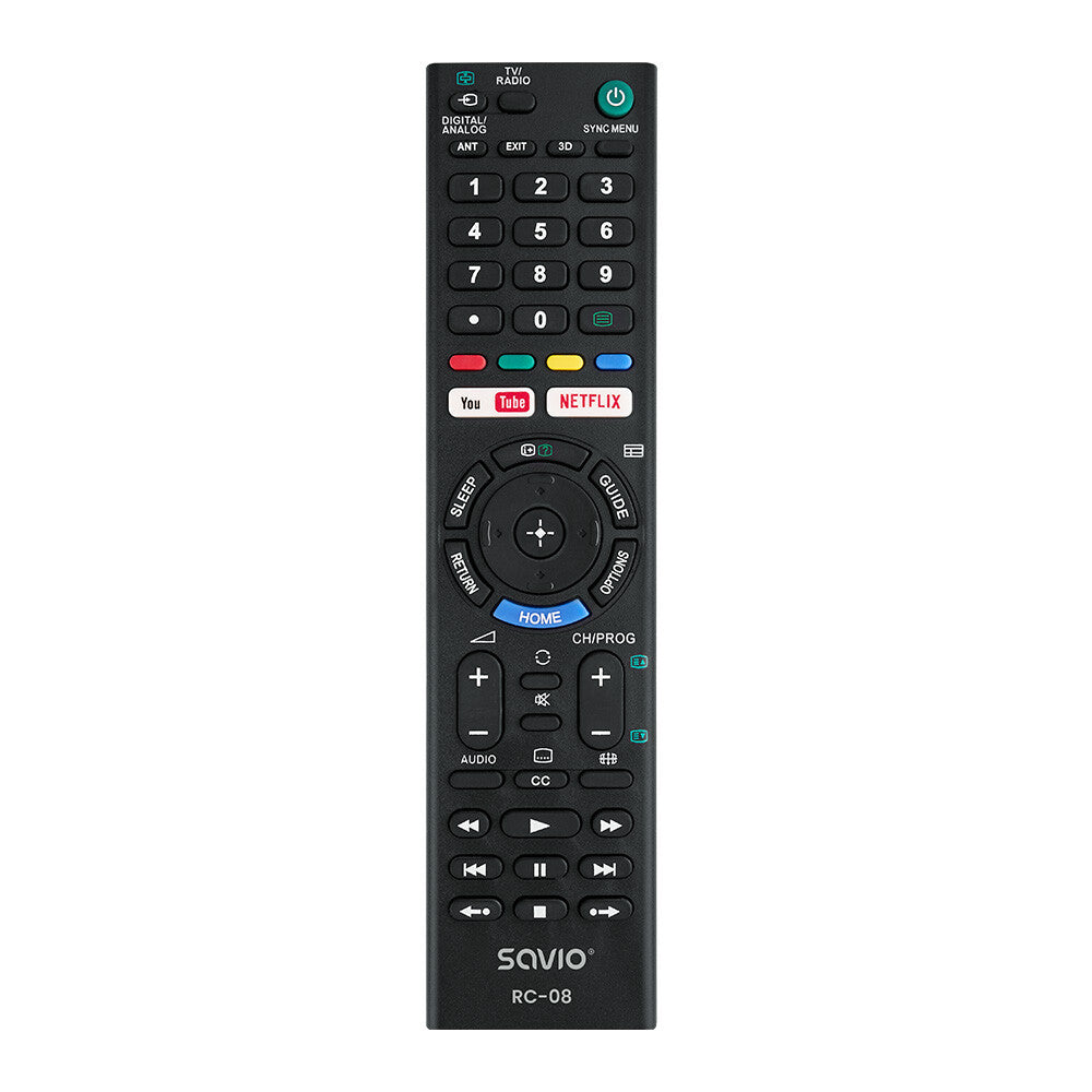 Savio RC-08 fjernbetjening TV Tryk på knapper
