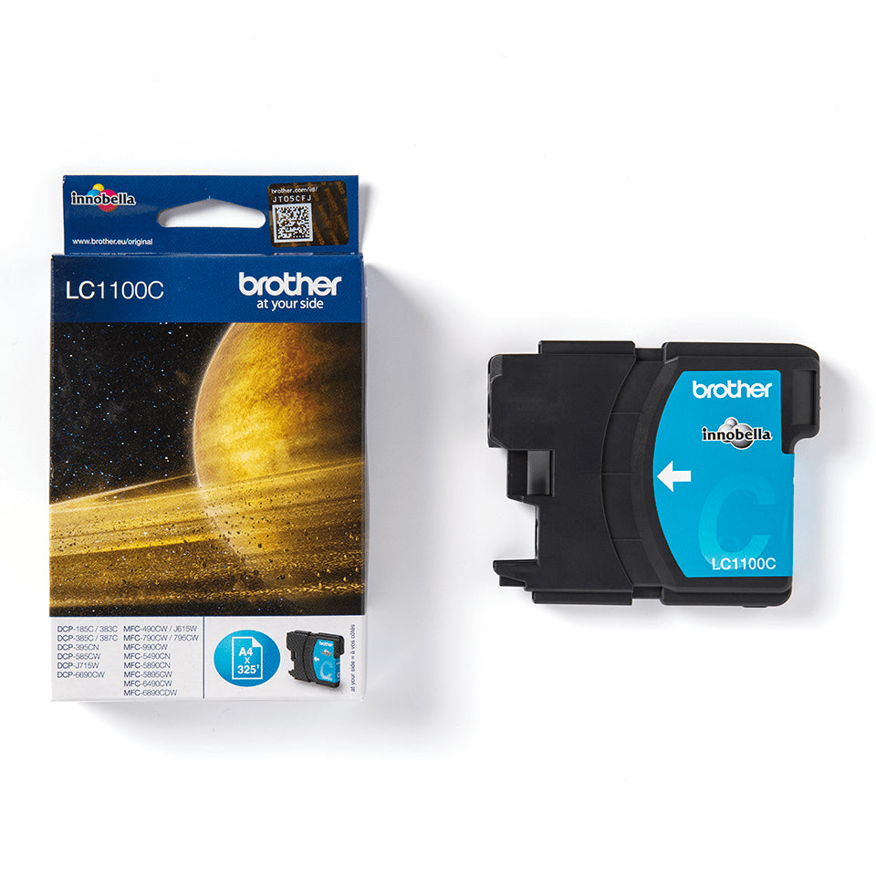 Brother LC1100C blækpatron 1 stk Original Blå