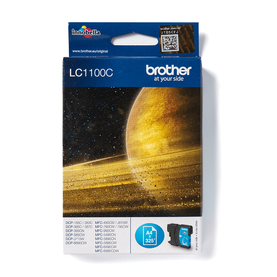 Brother LC1100C blækpatron 1 stk Original Blå