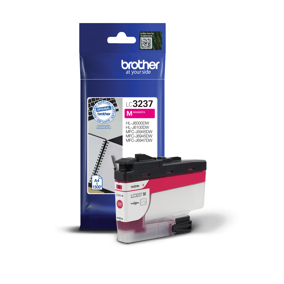 Brother LC3237M blækpatron 1 stk Original Magenta