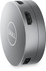 DELL DA305 Ledningsført USB 3.2 Gen 2 (3.1 Gen 2) Type-C Sølv