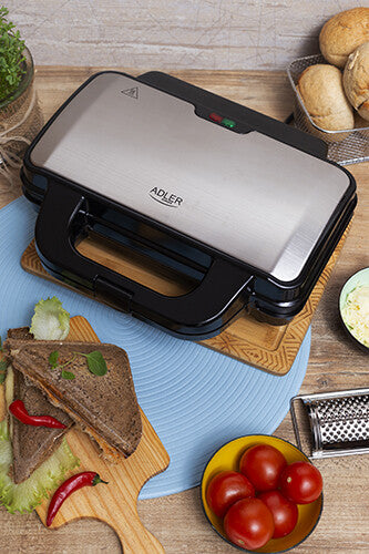 Adler AD 3043 sandwichtoaster 1300 W Sort