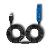 Lindy 43157 USB-kabel USB 3.2 Gen 1 (3.1 Gen 1) 10 m USB A 5 Gbit/sek. Sort