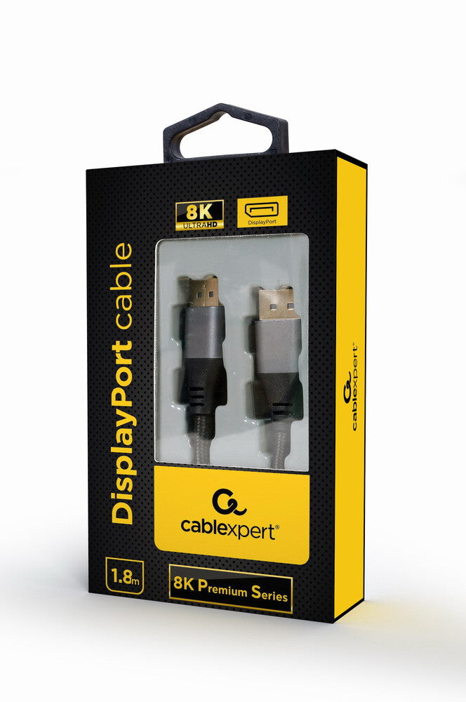 Gembird CC-DP8K-6 DisplayPort kabel 1,8 m Sort