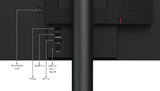 Lenovo ThinkCentre TIO-24 Gen5 computerskærm 60,5 cm (23.8") 1920 x 1080 pixel Fuld HD LED Sort