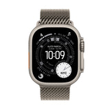 *Apple Watch Ultra 3 GPS + Cellular 49mm Natural Titanium Case with Natural Titanium Milanese Loop - Medium