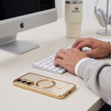 Tech Protect Magflex Magsafe Galaxy S26 Fe Shiny Gold