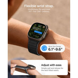 Spigen Athlex Air M Apple Watch 8 / 9 / 10 / 11 / 12 / Se / Ultra (44 / 45 / 46 / 49 Mm) Aktiv Sort/Grå