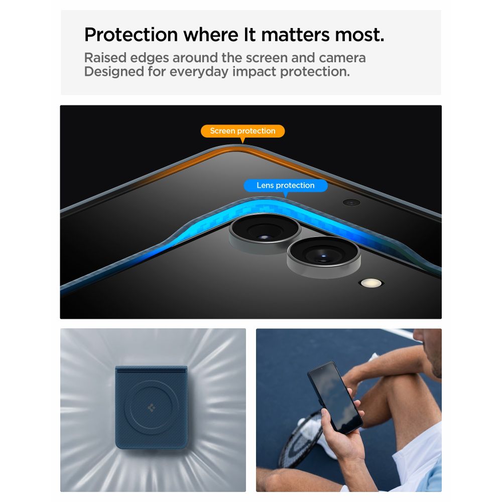 Spigen Airskin Aramid Magsafe Galaxy Z Flip 8 Navy