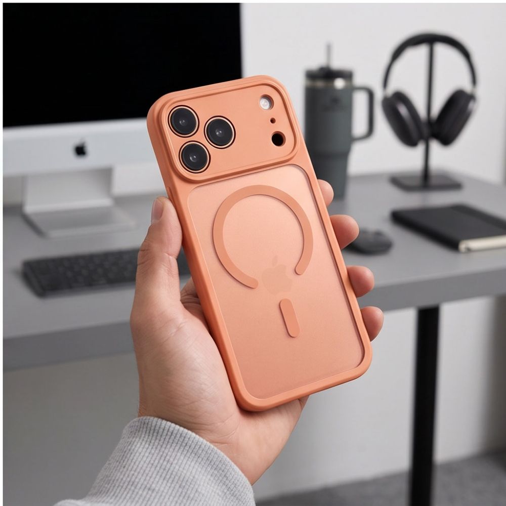 Tech Protect Basicmag Magsafe Iphone 17 Pro / 18 Pro Matte Cosmic Orange