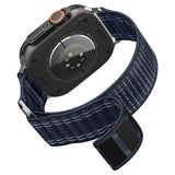 Spigen Wbf0 Remmen Til Apple Watch 8 / 9 / 10 / 11 / 12 / Se / Ultra (44 / 45 / 46 / 49 Mm) Marineblå