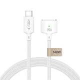 Tech Protect Mmc01 Ultraboost Magnetisk Macbook Kabel Usb C Til Magsafe 3 140 W 200 Cm Hvid