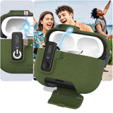 Tech Protect Slim Hook Apple Airpods Pro 3 Olivegrøn