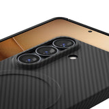 Spigen Airskin Aramid Mag Magsafe Galaxy S26 Sort