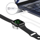 Tech Protect Ultraboost Magnetisk Opladningskabel Type C 120 Cm Apple Watch Hvid
