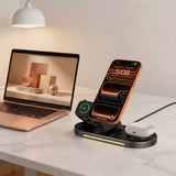 Tech Protect A51 Arcticboost 3 I 1 Magnetisk Magsafe Trådløs Oplader 25 W Qi2.2 Sort