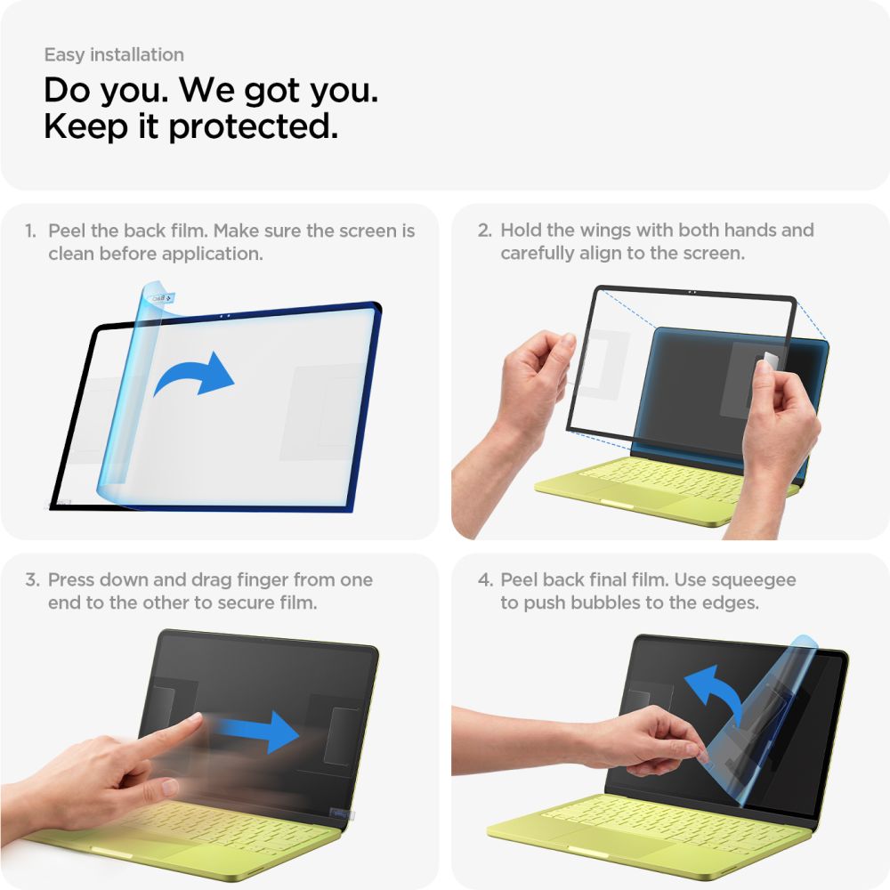 Hærdet Glas Spigen Glas.Tr Slim Fc Macbook Neo 13 2026 Sort
