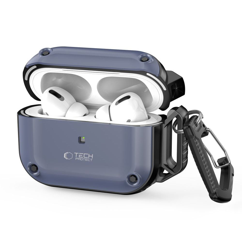 Tech Protect Rough Hook Apple Airpods Pro 1/2 Stålblå
