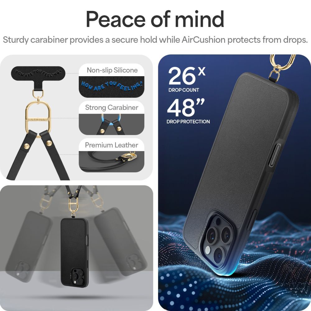 Spigen Cyrill Kajuk Classic Charm Mag Magsafe Iphone 16 Pro Max Sort