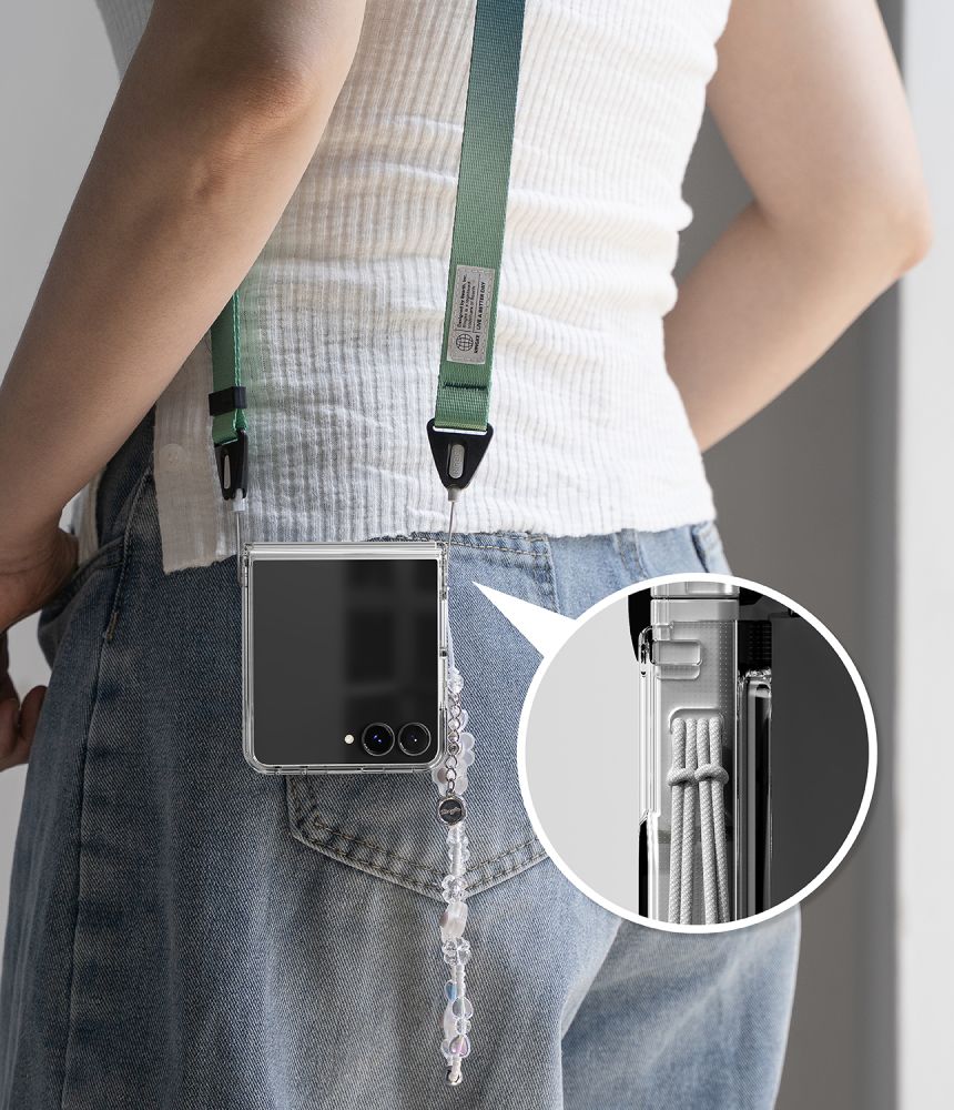 Ringke Fusion Flap Magnetisk Magsafe Galaxy Z Flip 8 Klar