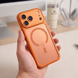 Tech Protect Magpeak Magsafe Cc Iphone 17 Pro / 18 Pro Mat Cosmic Orange