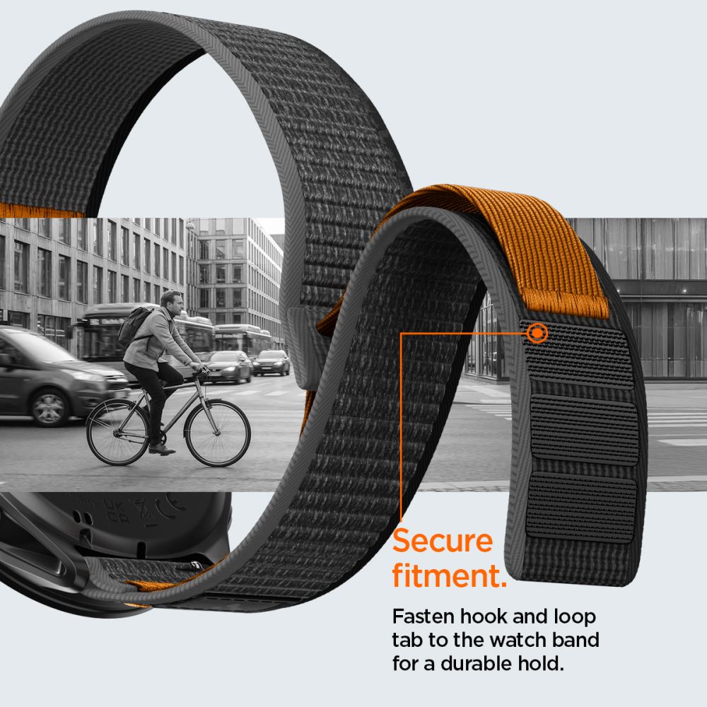 Spigen Athlex Air Garmin Quick Release 22 Mm Active Sort/Orange
