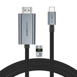 Tech Protect Ultraboost Kabel Usb C Til Hdmi 2.1 8 K 60 Hz 200 Cm Jerngrå