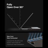 Spigen Airskin Macbook Pro 14 M1 M5 Pro / M5 Pro Max 2021 2026 Frost Sort