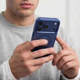 Tech Protect Magzero Magsafe Iphone 17 Pro Max / 18 Pro Max Mat Dyb Blå