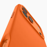 Spigen Silicone Fit Mag Magsafe Iphone 17 Pro Max Cosmic Orange