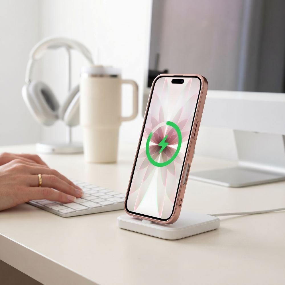 Tech Protect Magflex Magsafe Iphone 17 Skinnende Rosagold